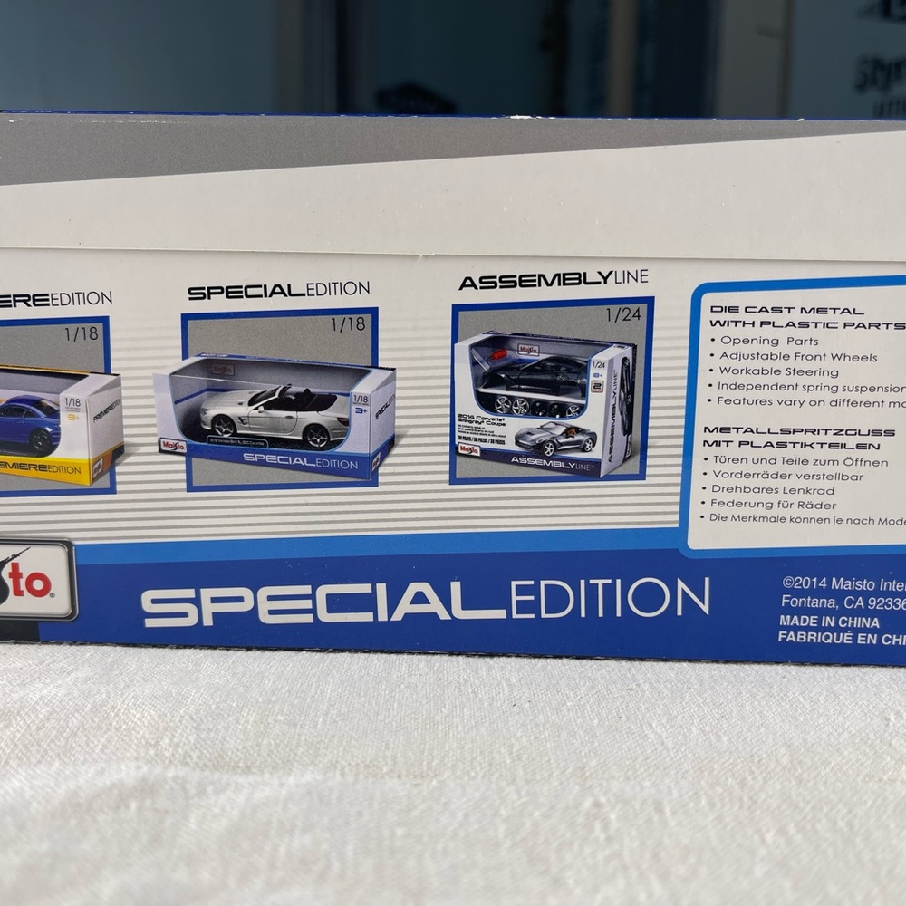 1:25 Scale 1948 Ford F-1 Pickup Truck Diecast Model - Maisto Red New In Box - Picture 3 of 7